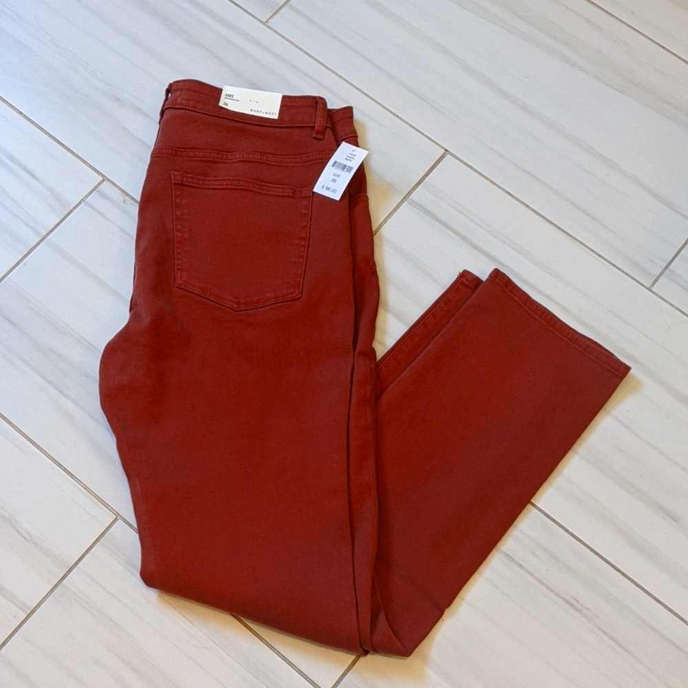 Men's 38-34 Warp + Weft Amsterdam Slim, NWOT